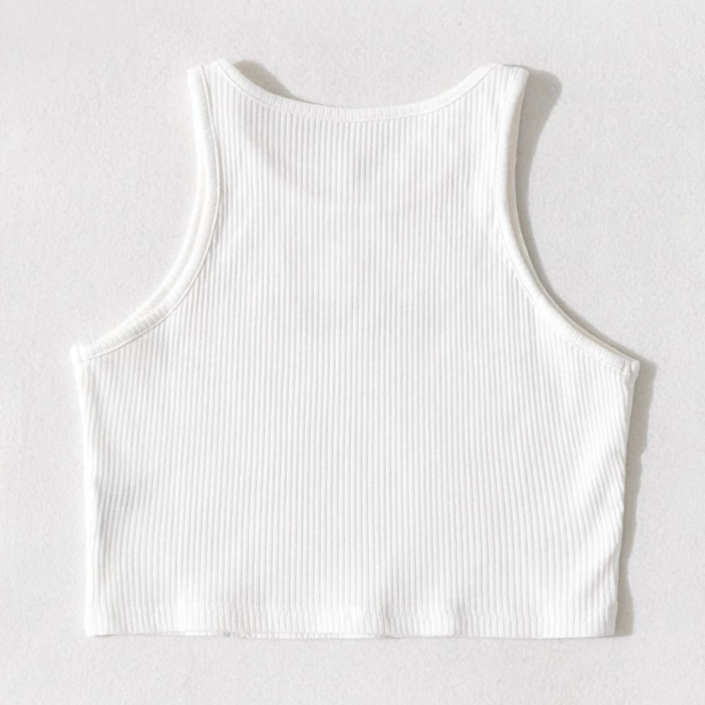 Graphic Rib Knit Tank Top - Picture 2 of 3
